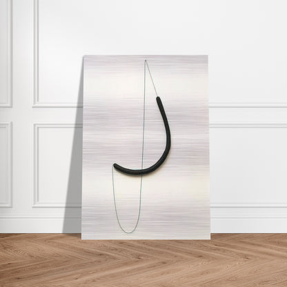 UNTITLED 1966 1 - Eva Hesse Brushed Aluminum Print - 70x100 cm / 28x40 inches | Eva Hesse Aluminum Print | Eva Hesse Prints
