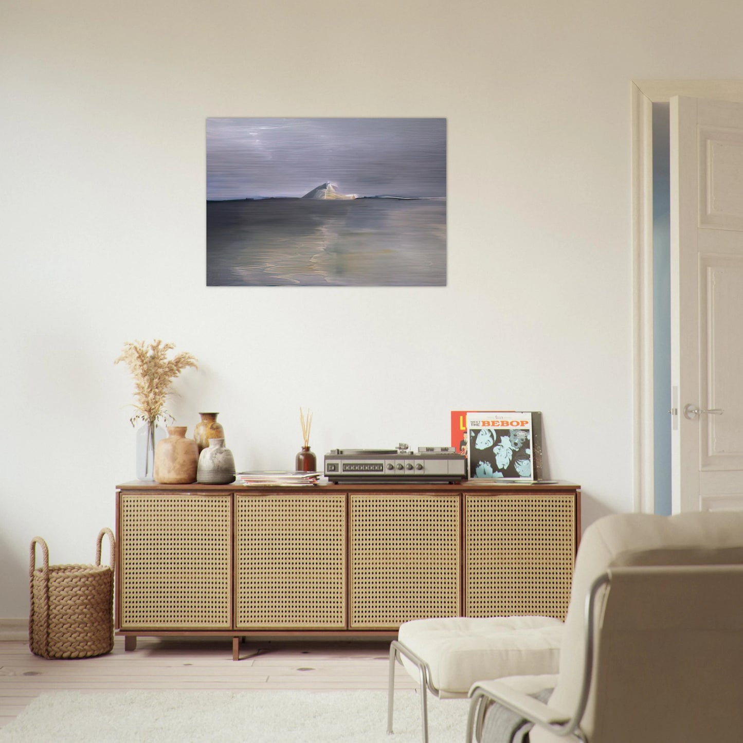 Marine au cap - Lyrical Abstraction - Nicolas de Stael Brushed Aluminum Print - 70x100 cm / 28x40 inches | Nicolas de Stael Aluminum Print | Nicolas de Stael Prints