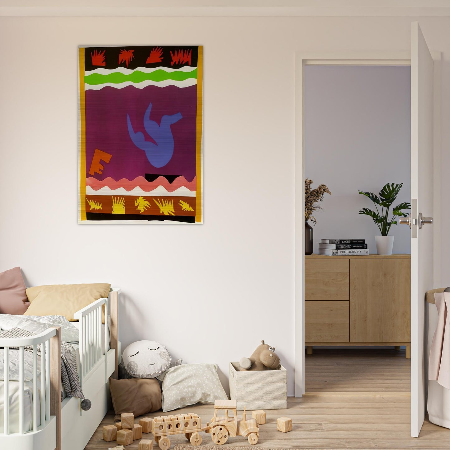 THE TOBOGGAN 1943 - Henri Matisse Brushed Aluminum Print - 70x100 cm / 28x40 inches | Henri Matisse Aluminum Print | Henri Matisse Prints