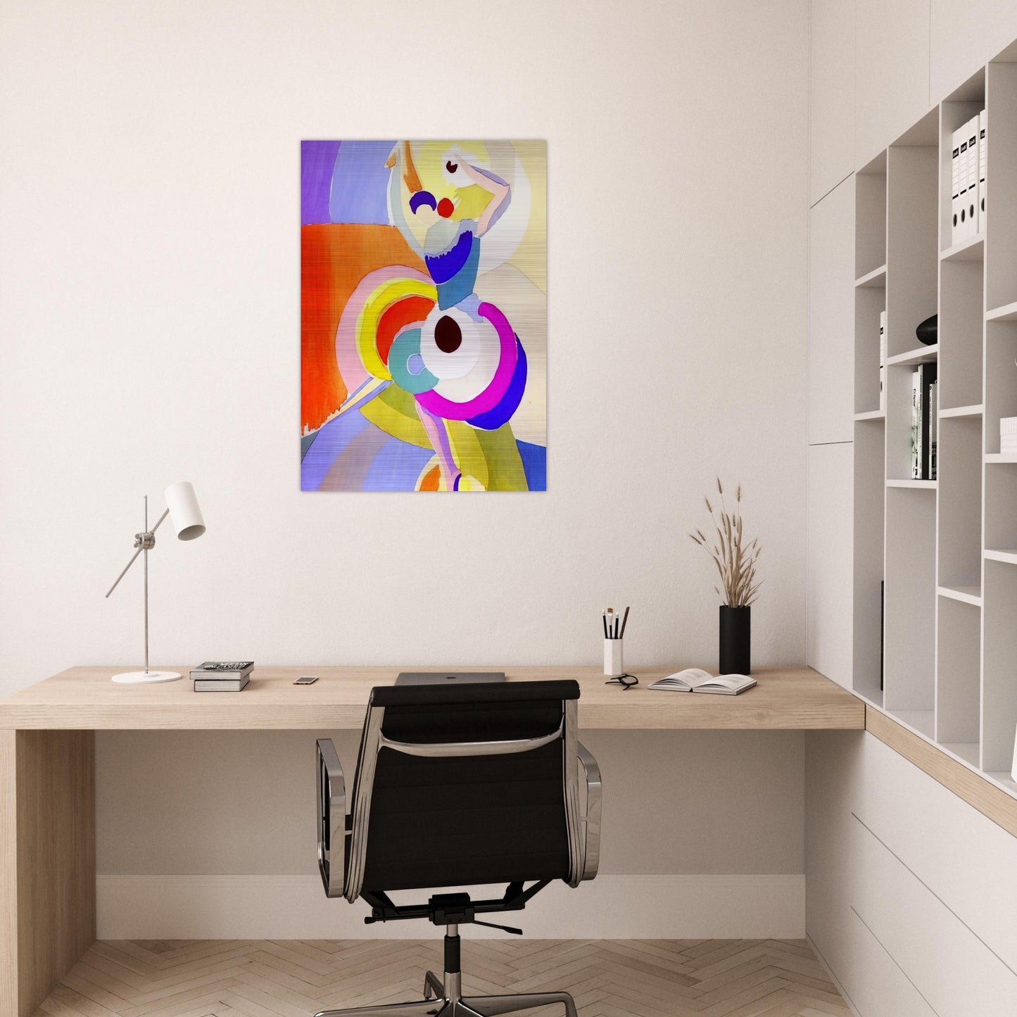 FLAMENCO DANCER - Sonia Delaunay Brushed Aluminum Print - 70x100 cm / 28x40 inches | Sonia Delaunay Aluminum Print | Sonia Delaunay Prints