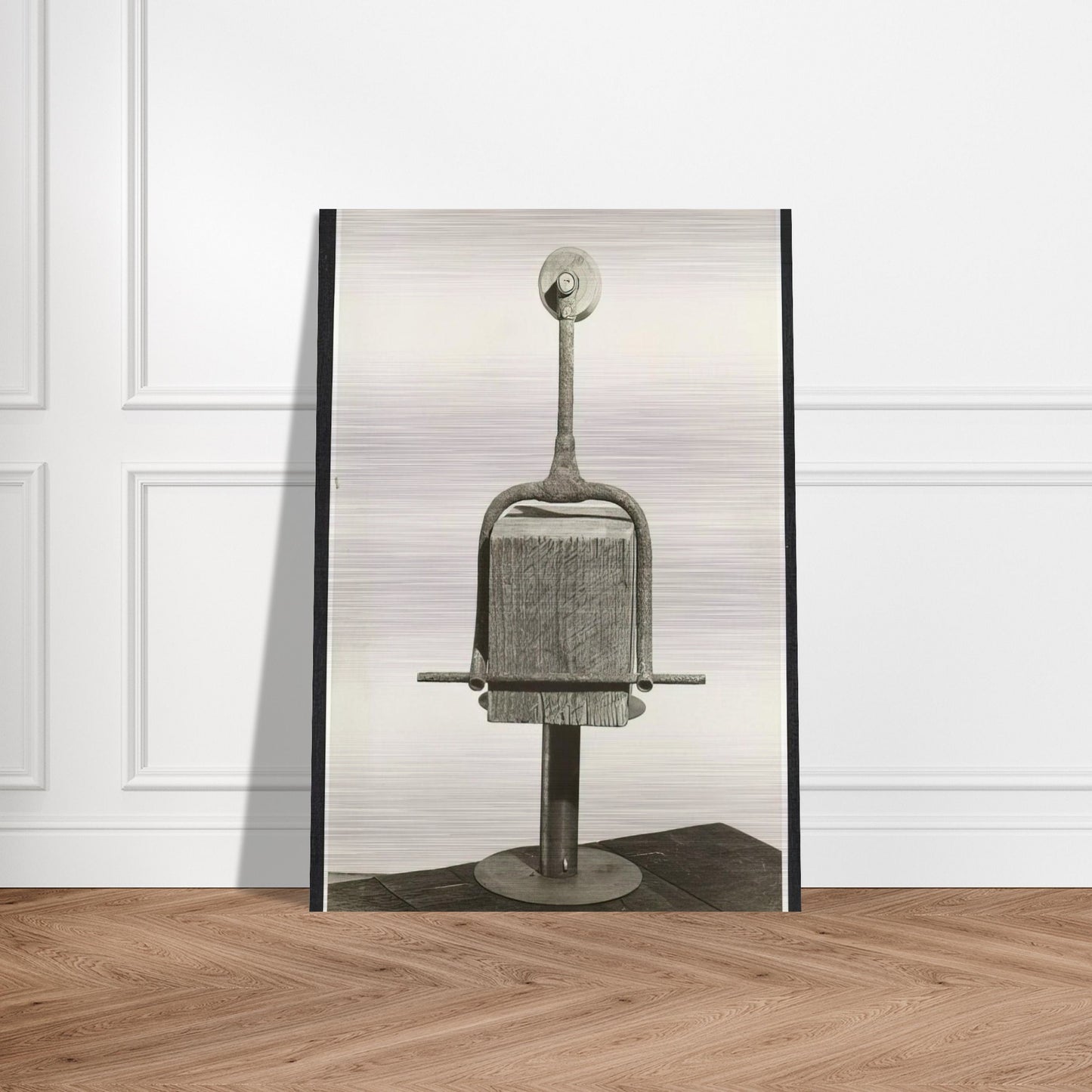 CLOWN TIGHT ROPE WALKER 1942 - Louise Nevelson Brushed Aluminum Print - 70x100 cm / 28x40 inches | Louise Nevelson Aluminum Print | Louise Nevelson Prints