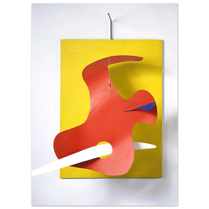 Alexander Calder - FORM AGAINST YELLOW YELLOW PANEL 1936 Fine Art Poster