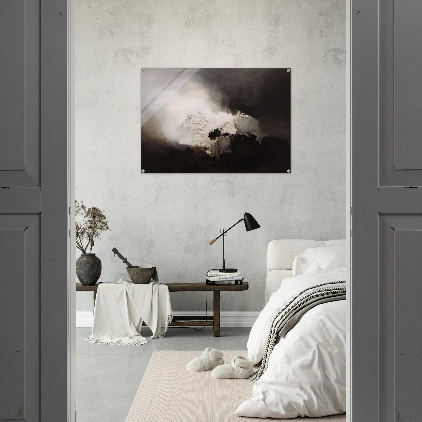 165 1960 - Luis Feito Acrylic Print - 70x100 cm / 28x40″ inches
