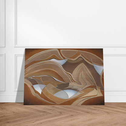 Nature Rhythms - 1950 - Lawren Harris Brushed Aluminum Print - 70x100 cm / 28x40 inches | Lawren Harris Aluminum Print | Lawren Harris Prints