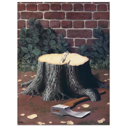Rene Magritte - THE LABOURS OF ALEXANDER 1950  75x100 cm / 30x40inches Fine Art Poster