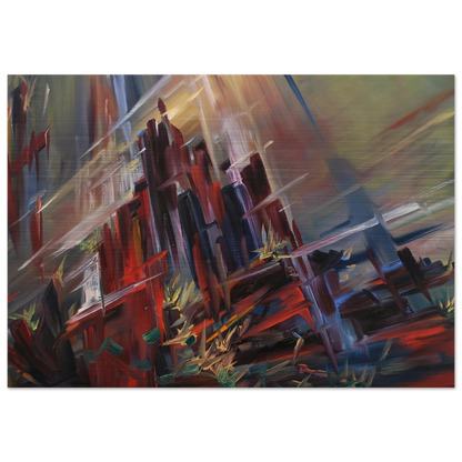Inferno - 1974 - Konrad Zuse Brushed Aluminum Print - 70x100 cm / 28x40 inches | Konrad Zuse Aluminum Print | Konrad Zuse Prints