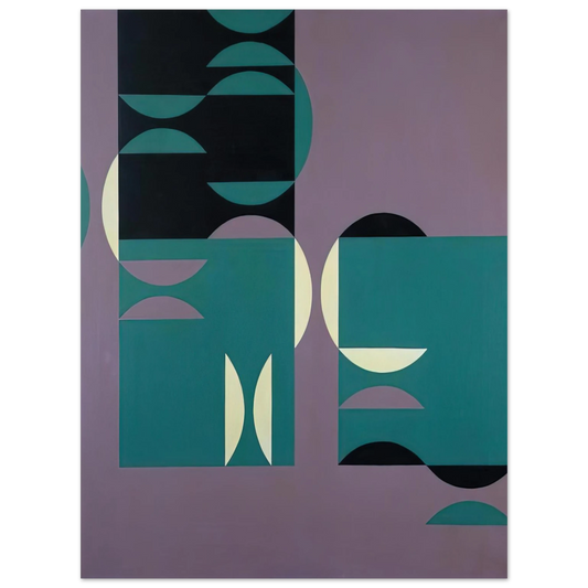 Tomas Maldonado - 4 temas circulares - 1953  75x100 cm / 30x40inches Fine Art Poster