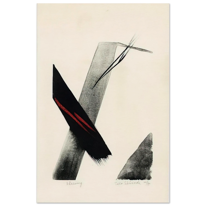 Blessing - 1983 - Toko Shinoda Art Prints - 100x150 cm / 40x60″ inches | Toko Shinoda Poster | Toko Shinoda Prints