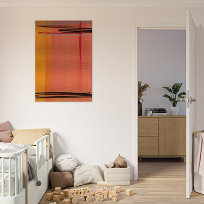 Caxambus - Color Field Painting - Larry Zox Brushed Aluminum Print - 70x100 cm / 28x40 inches | Larry Zox Aluminum Print | Larry Zox Prints