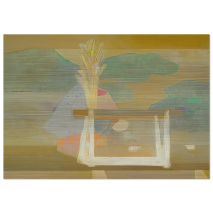 A Well - 1966 - Kenzo Okada Brushed Aluminum Print - 70x100 cm / 28x40 inches | Kenzo Okada Aluminum Print | Kenzo Okada Prints