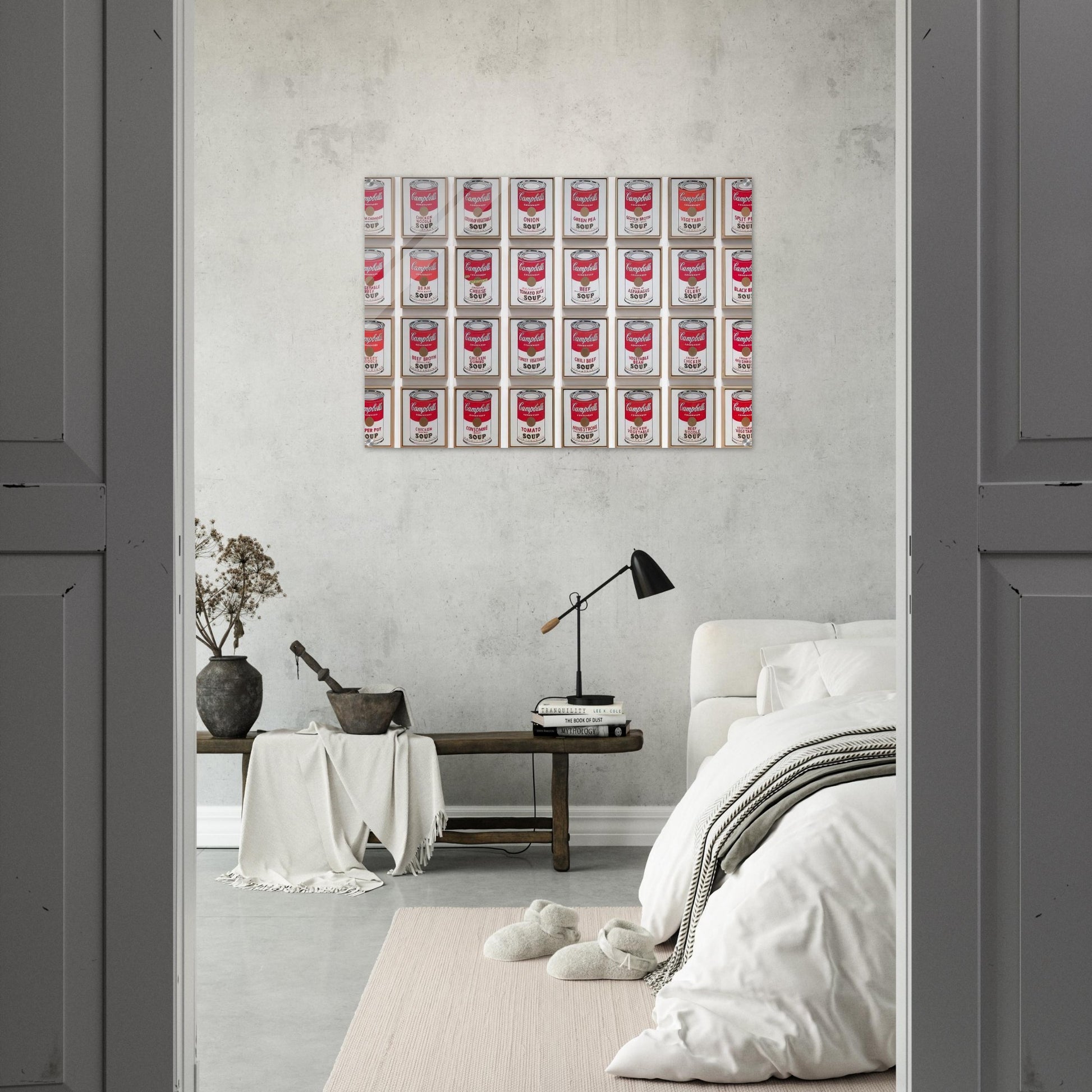 Campbell's Soup Cans - Andy Warhol Acrylic Print - 70x100 cm / 28x40″ inches