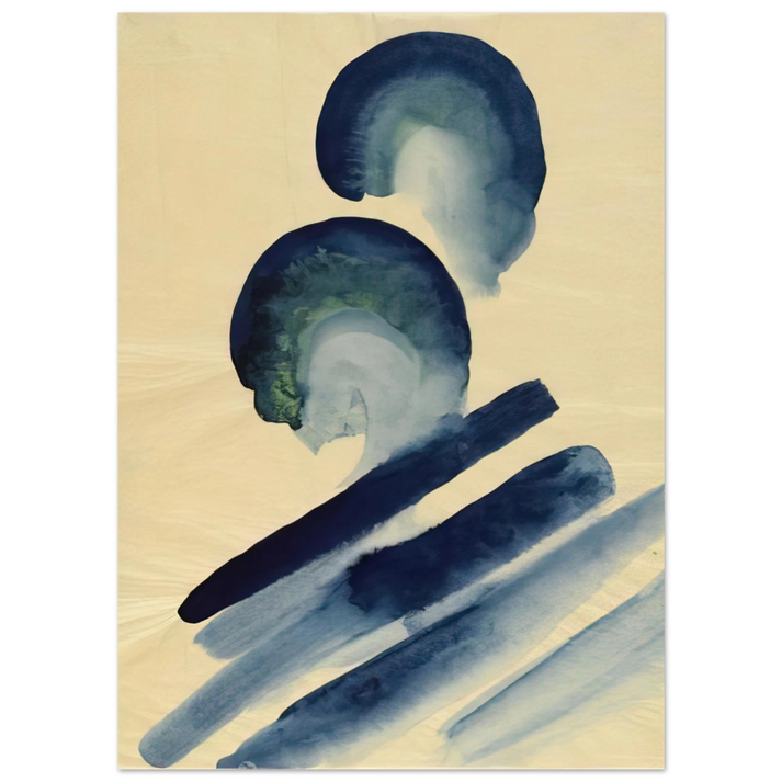 Georgia O'Keeffe - Blue-02 Fine Art Poster