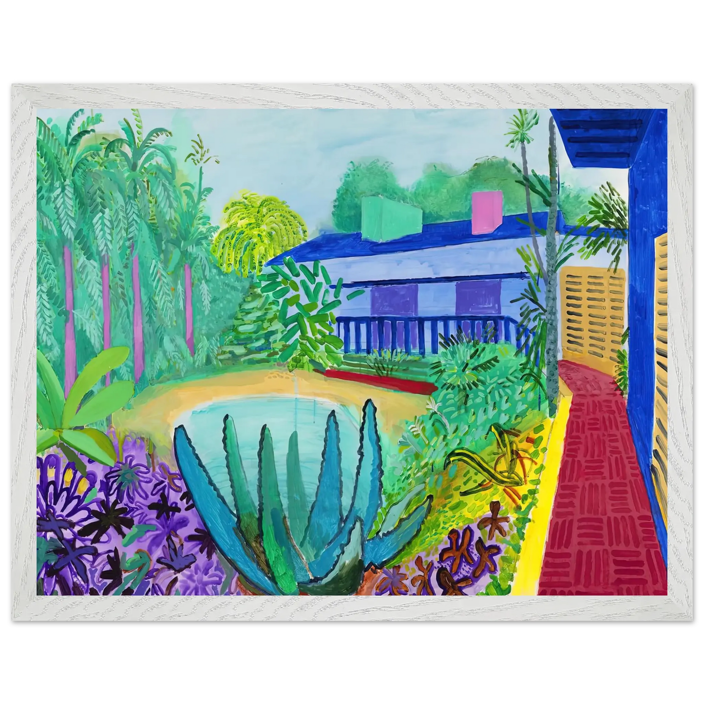 David Hockney - David Hockney Wall art - 45x60 cm / 18x24 Inches - Fine Art Poster - -