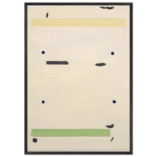Recover - 2003 N1 - Ralston Crawford 70x100 cm / 28x40 inches Framed Art Print – Black Wooden Frame