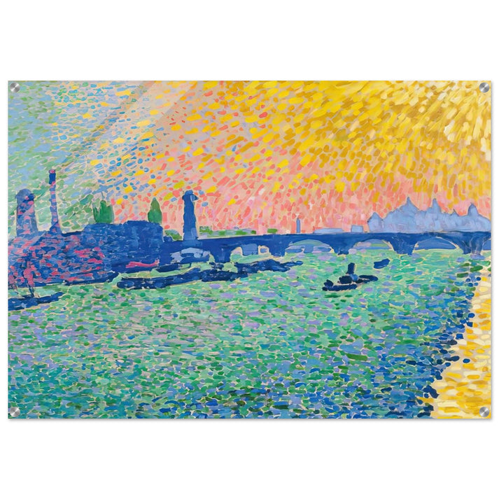 WATERLOO BRIDGE 1906 - Andre Derain Acrylic Print - 70x100 cm / 28x40″ inches | Andre Derain Wall Art | Andre Derain Prints