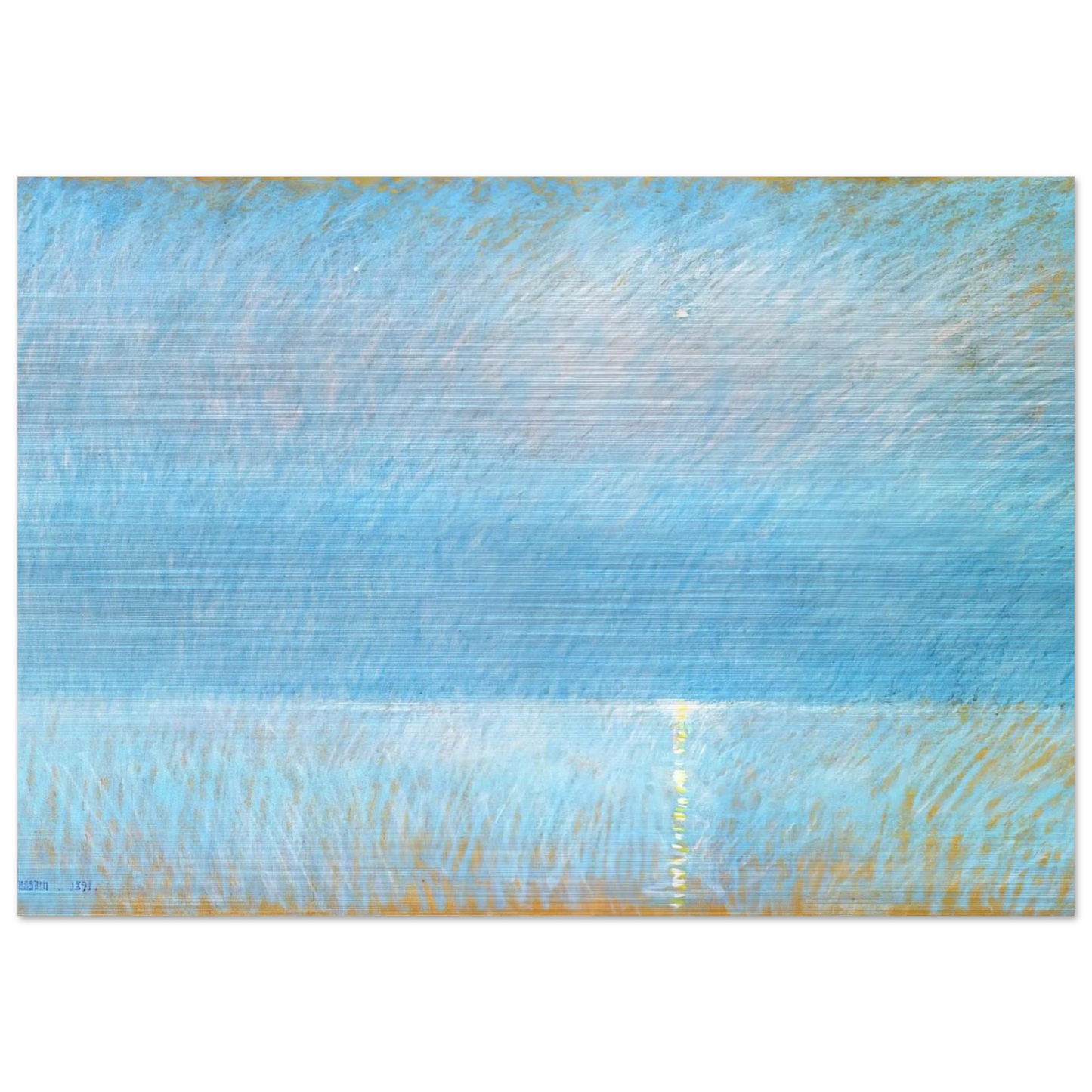 The Evening Star - Childe Hassam Brushed Aluminum Print - 70x100 cm / 28x40 inches | Childe Hassam Aluminum Print | Childe Hassam Prints