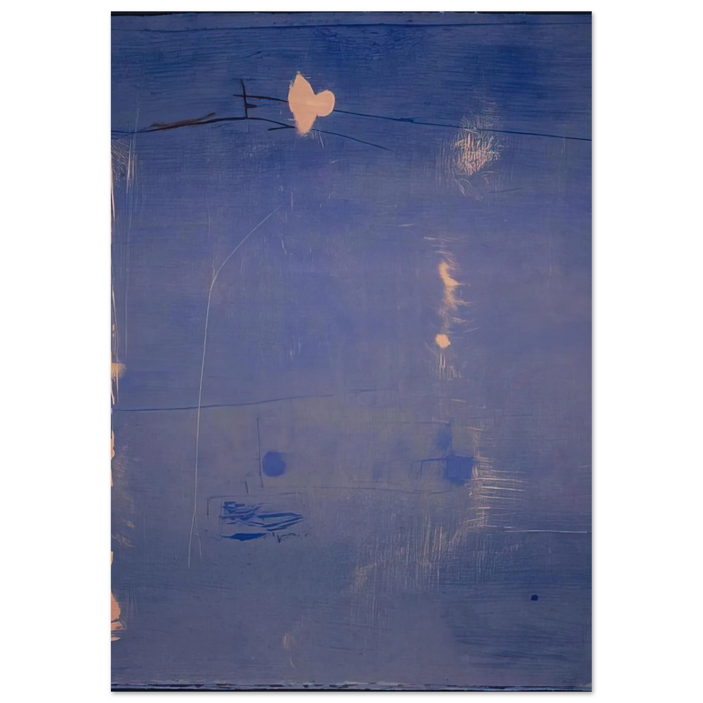 Helen Frankenthaler - Cameo - 1980 Wall art - 27x35 cm / 11x14 inches - Fine Art Poster-canvas - -