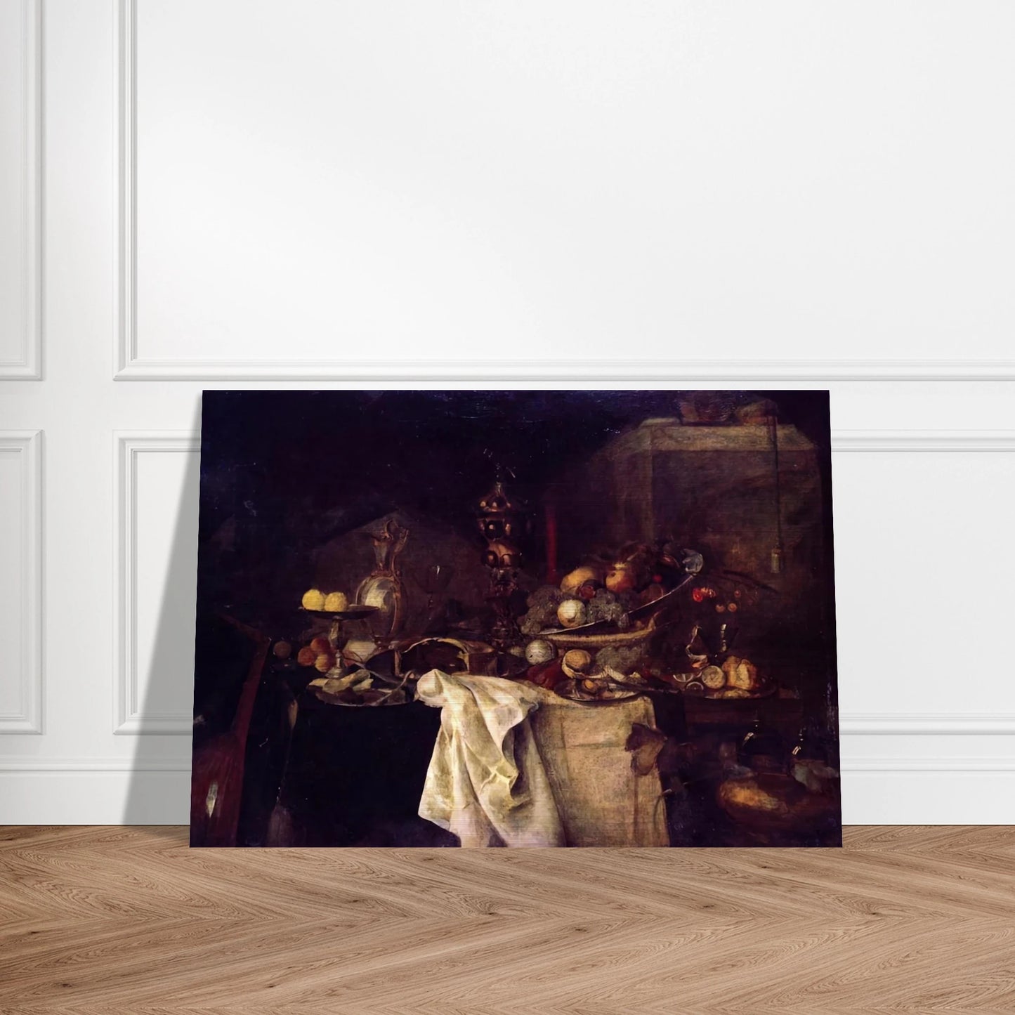 LA DESERTE AFTER JAN DAVIDSZ DE HEEM 1893 - Henri Matisse Brushed Aluminum Print - 70x100 cm / 28x40 inches | Henri Matisse Aluminum Print | Henri Matisse Prints