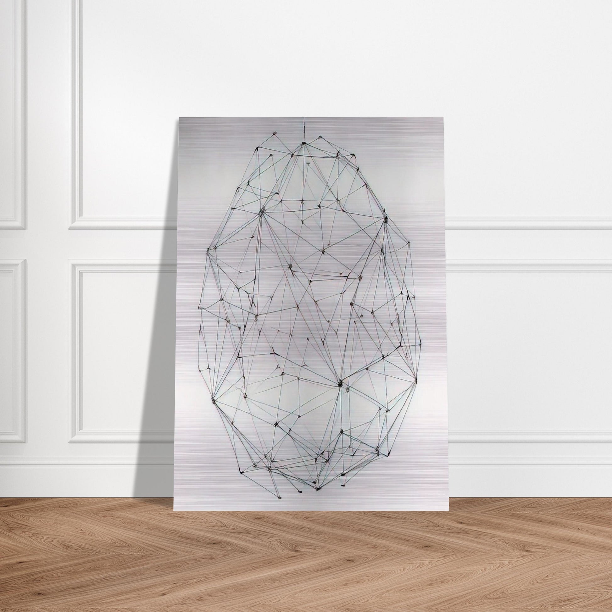 Esfera N° 5 - 1977 - Gego Brushed Aluminum Print - 70x100 cm / 28x40 inches | Gego Aluminum Print | Gego Prints