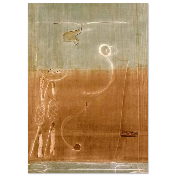 Mark Rothko - Aubade - 1944 Wall Art - 60x80 cm / 24x32 inches - Premium Wooden Framed Poster With Fine Art Paper-canvas - Wood frame