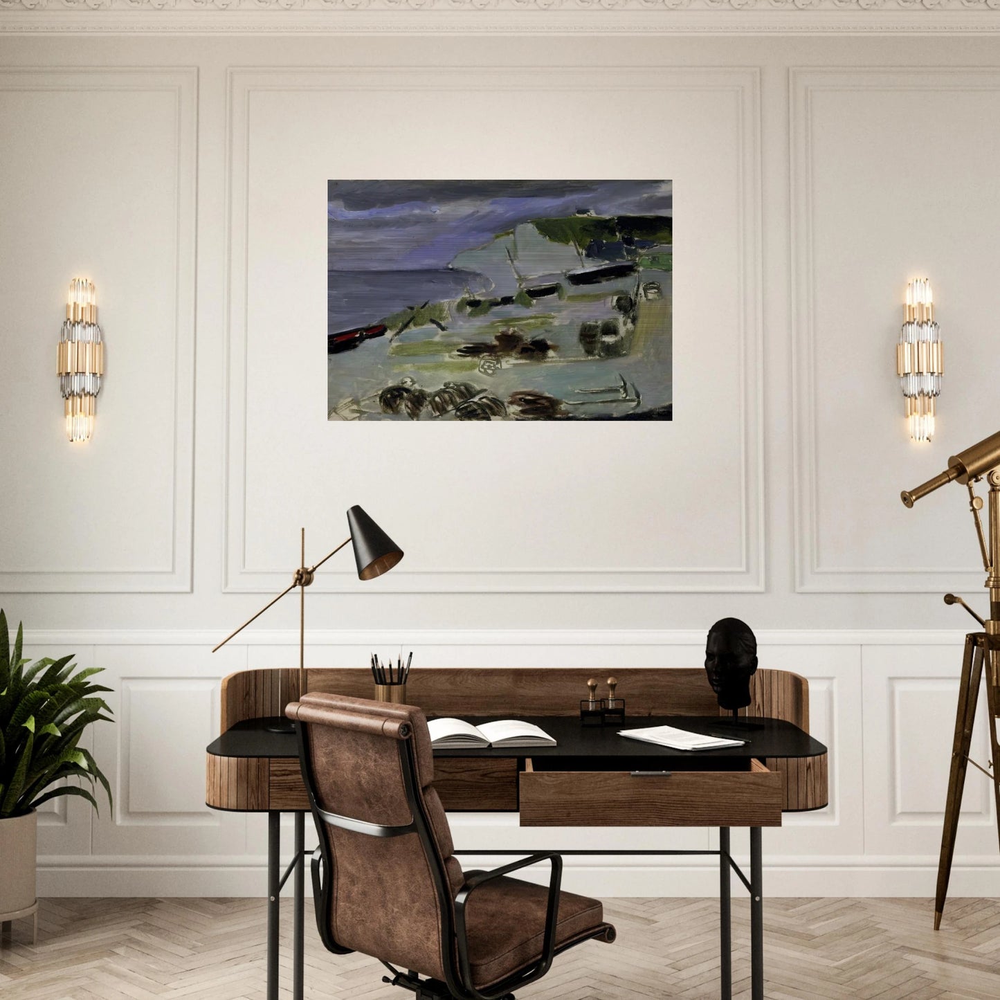BOATS ON THE BEACH ETRETAT 1920 - Henri Matisse Brushed Aluminum Print - 70x100 cm / 28x40 inches | Henri Matisse Aluminum Print | Henri Matisse Prints
