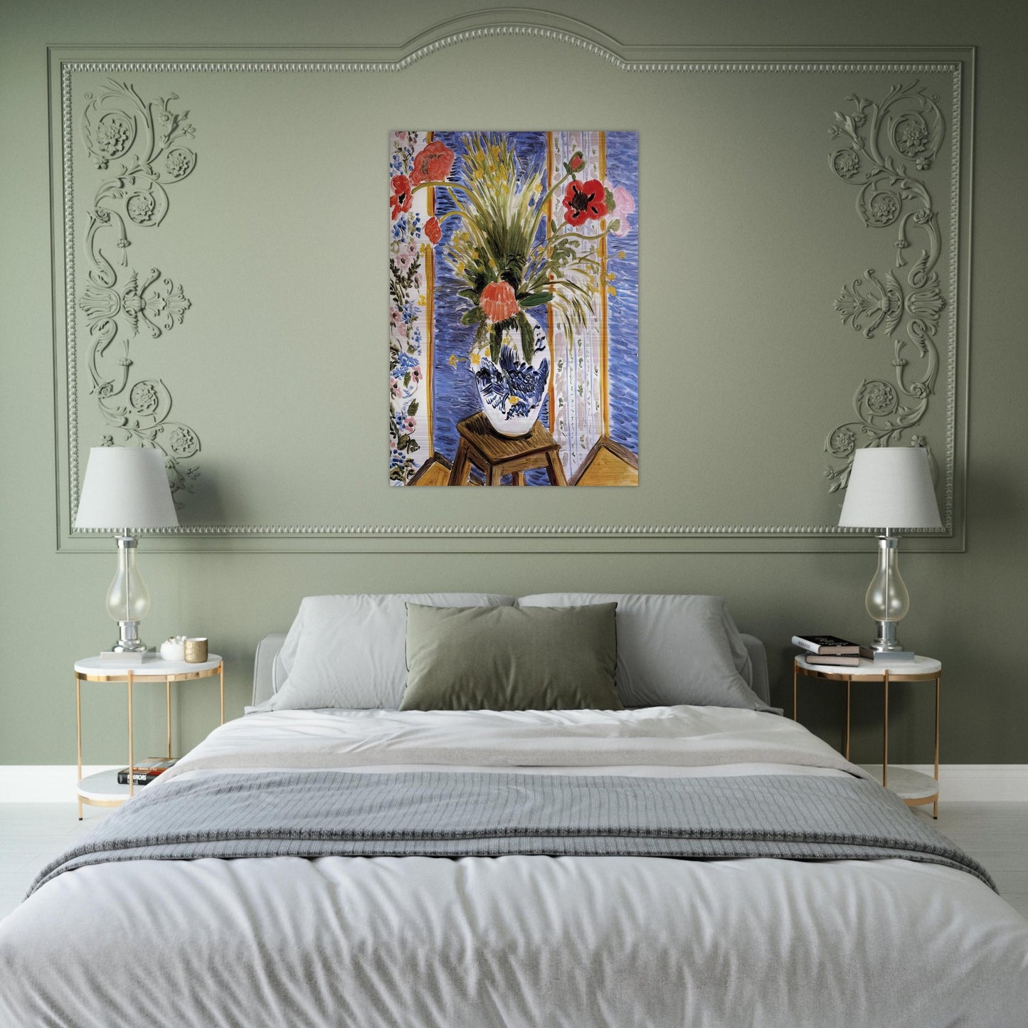 POPPIES - Henri Matisse Brushed Aluminum Print - 70x100 cm / 28x40 inches | Henri Matisse Aluminum Print | Henri Matisse Prints