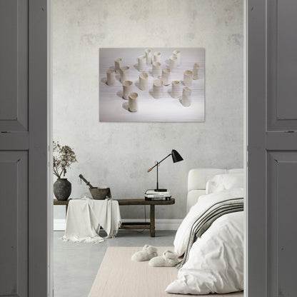 REPETITION NINETEEN I 1967 - Eva Hesse Brushed Aluminum Print - 70x100 cm / 28x40 inches | Eva Hesse Aluminum Print | Eva Hesse Prints
