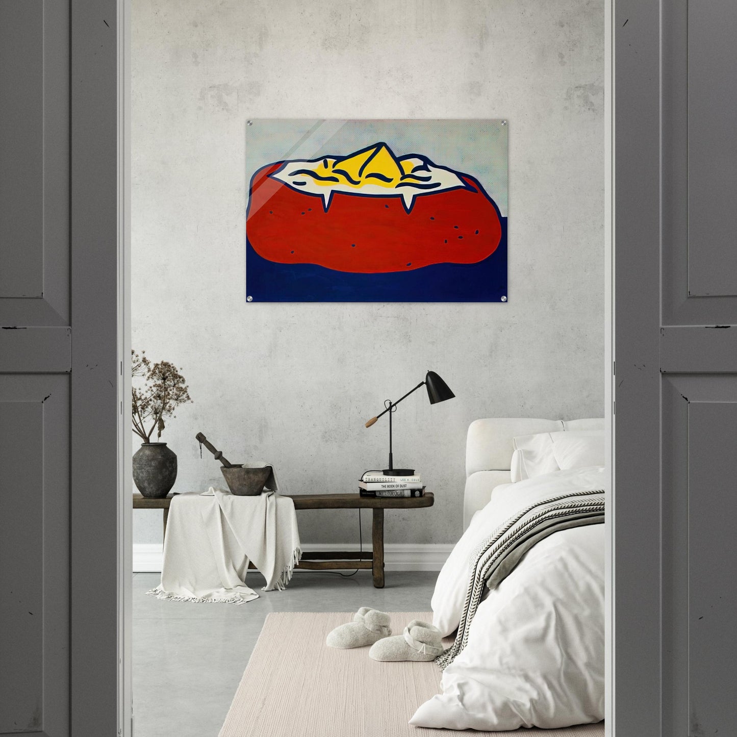 BAKED POTATO 1962 - Roy Lichtenstein Acrylic Print - 70x100 cm / 28x40″ inches | Roy Lichtenstein Wall Art | Roy Lichtenstein Prints