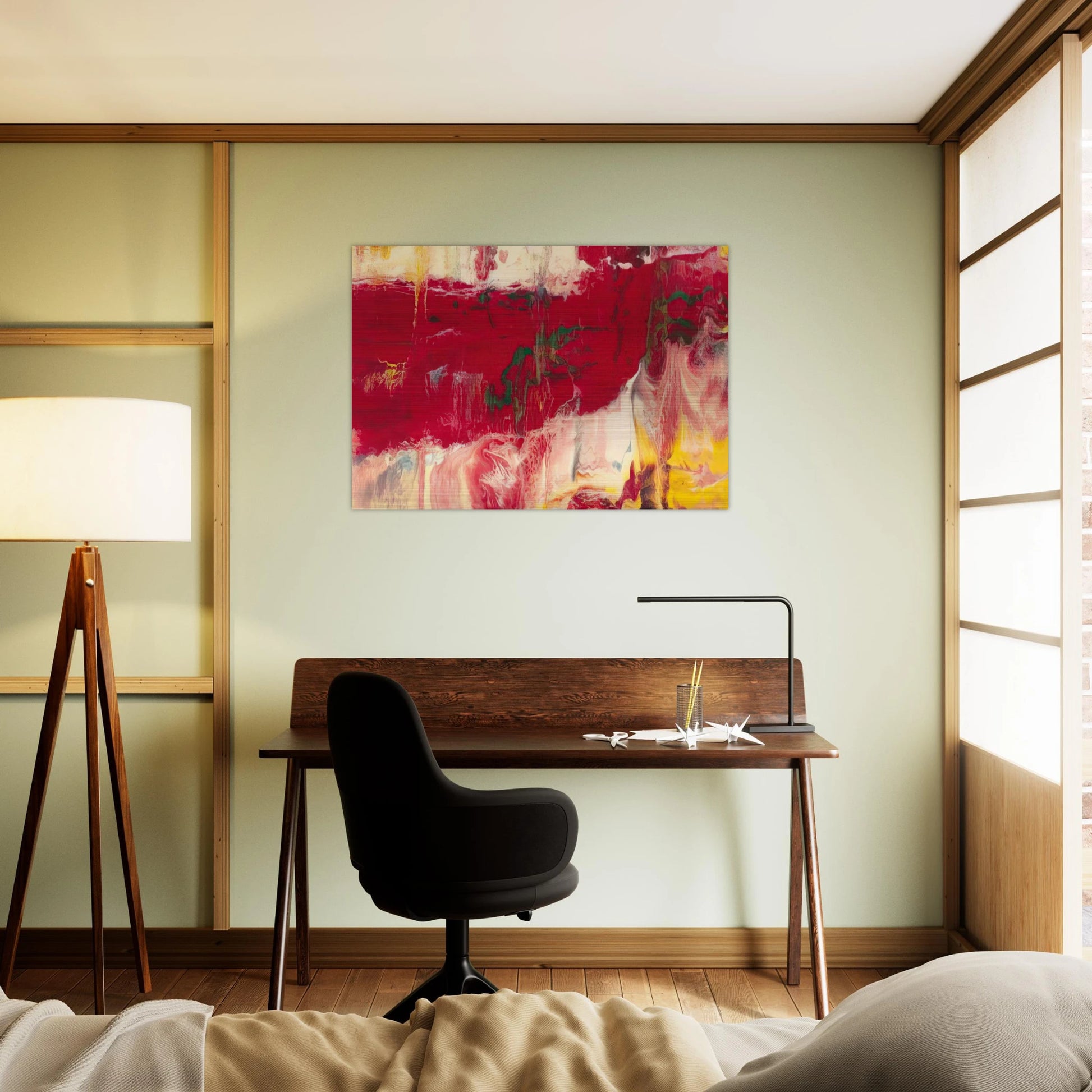 ICE - Gerhard Richter Brushed Aluminum Print - 70x100 cm / 28x40 inches | Gerhard Richter Aluminum Print | Gerhard Richter Prints