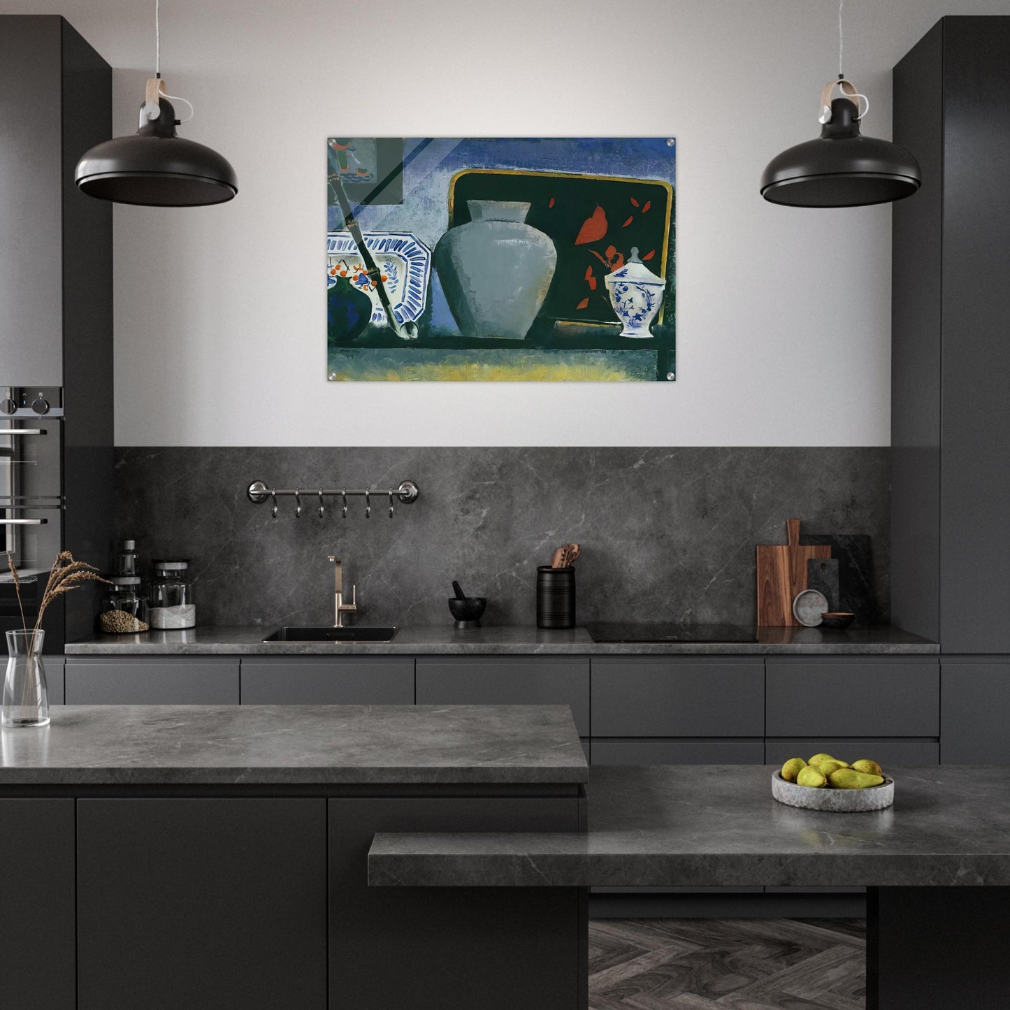 THE BLACK TRAY - Man Ray Acrylic Print - 70x100 cm / 28x40″ inches