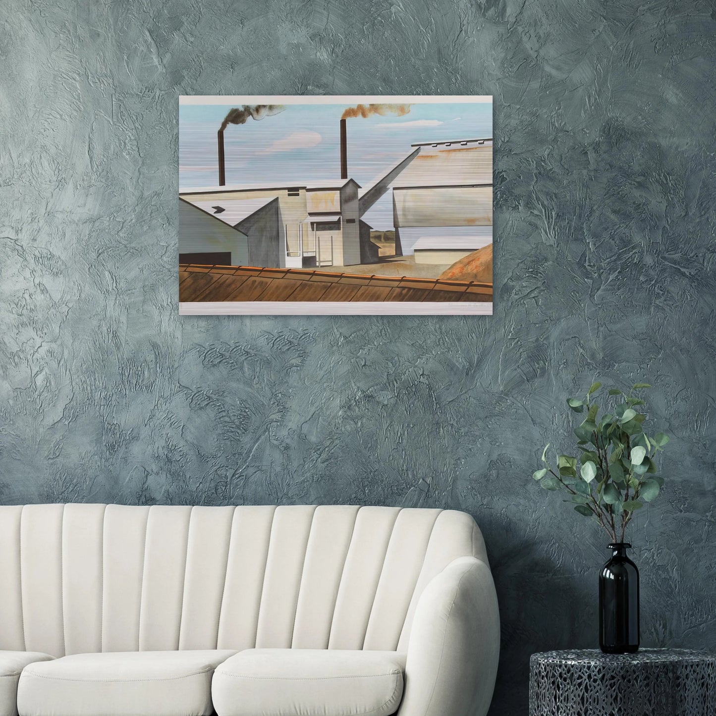 Factory - 1980 - Clarence Holbrook Carter Brushed Aluminum Print - 70x100 cm / 28x40 inches | Clarence Holbrook Carter Aluminum Print | Clarence Holbrook Carter Prints