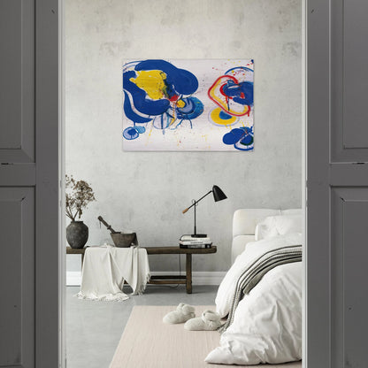 Dream It Is - Sam Francis Brushed Aluminum Print - 70x100 cm / 28x40 inches | Sam Francis Aluminum Print | Sam Francis Prints