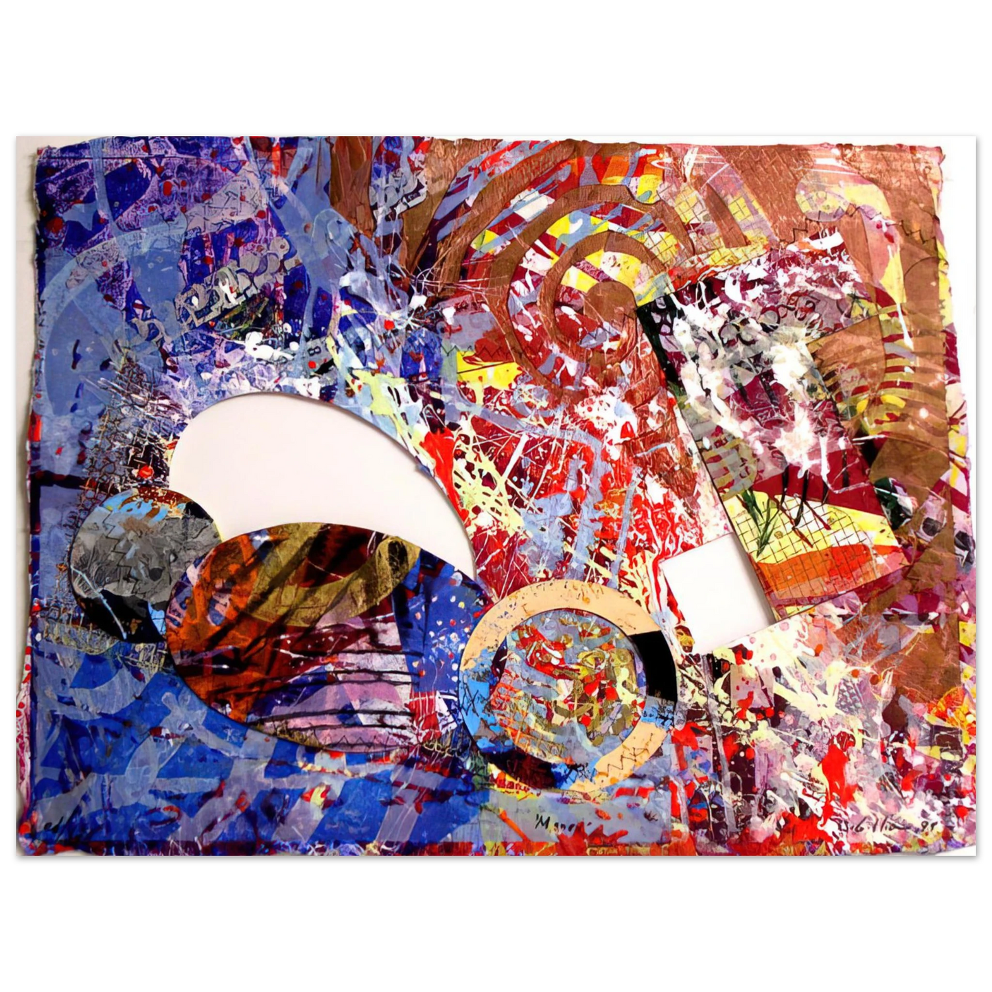Sam Gilliam - Manet I  75x100 cm / 30x40inches Fine Art Poster
