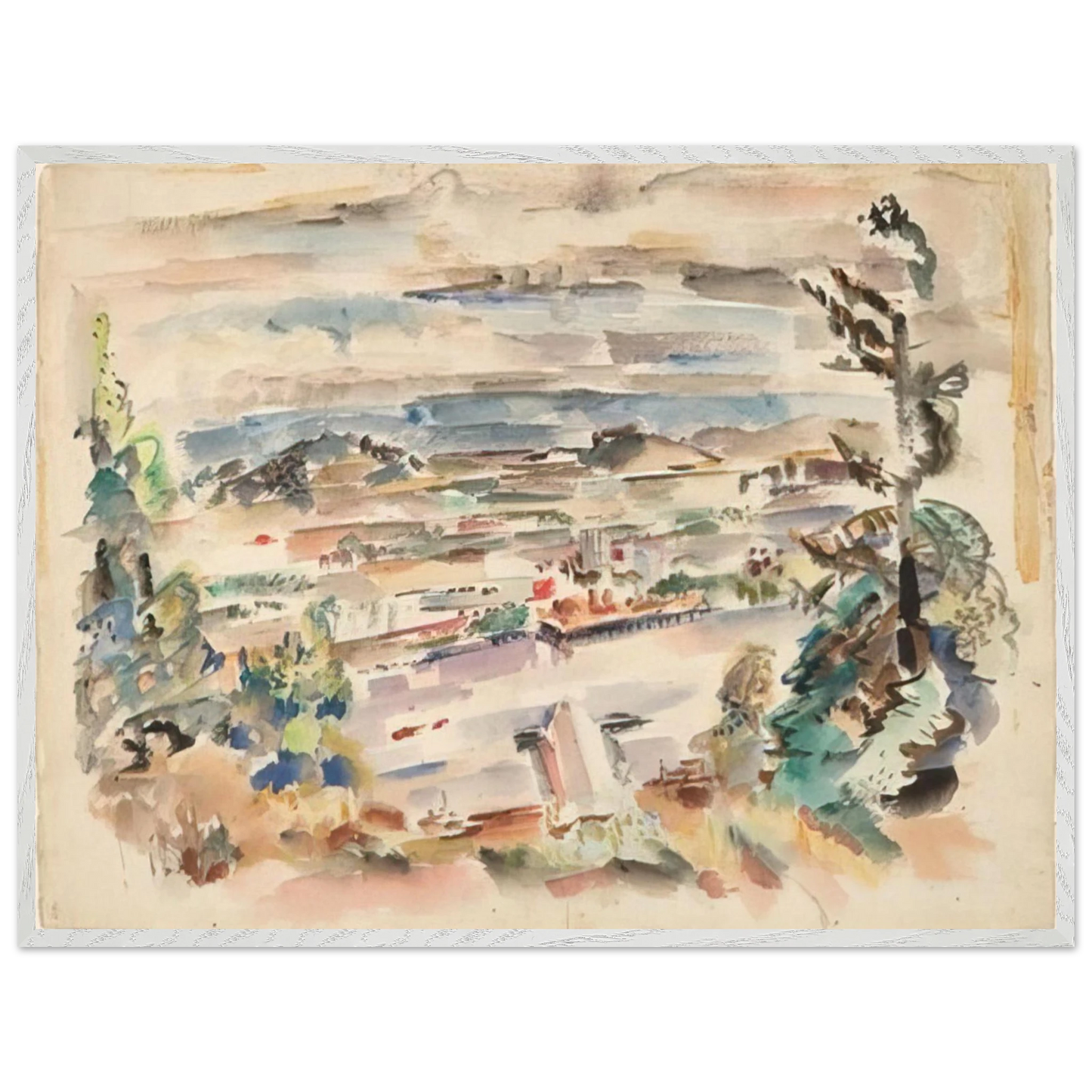 Mark Rothko - Untitled - 1929 Wall Art - 60x80 cm / 24x32 inches - Fine Art Poster-canvas - -