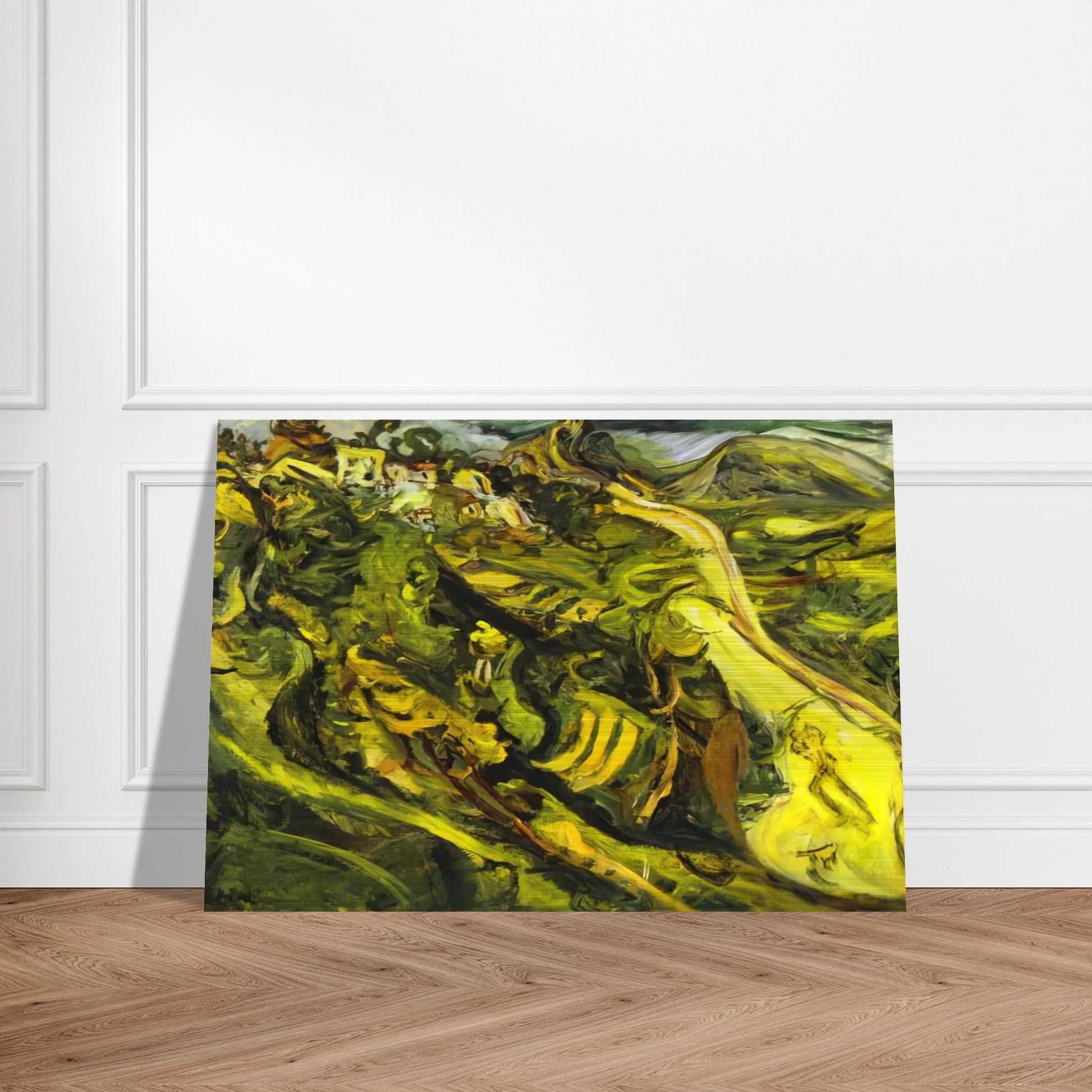ROAD AT CAGNES - Chaim Soutine Brushed Aluminum Print - 70x100 cm / 28x40 inches | Chaim Soutine Aluminum Print | Chaim Soutine Prints