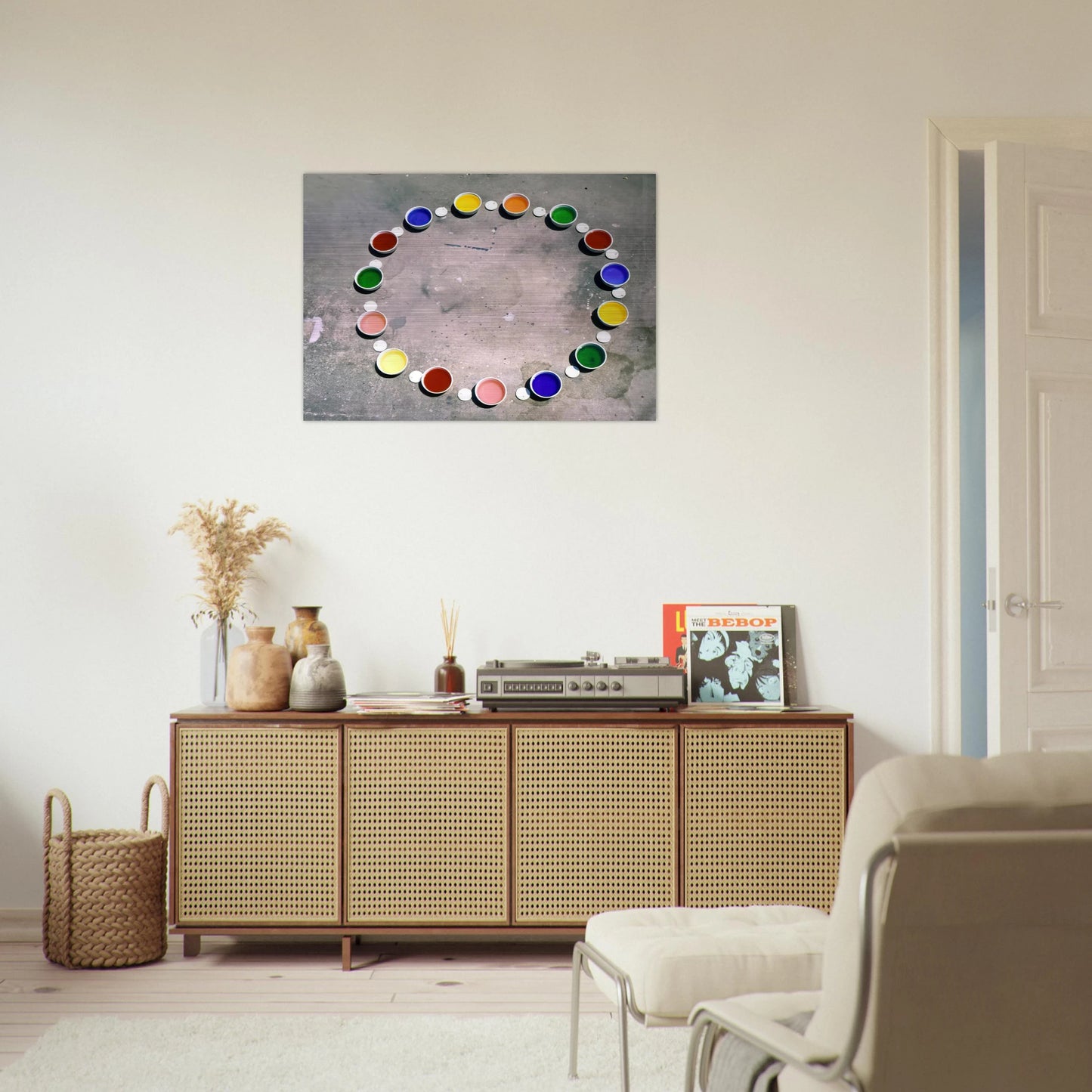 Wheel of Delights - 1967 - Lygia Pape Brushed Aluminum Print - 70x100 cm / 28x40 inches | Lygia Pape Aluminum Print | Lygia Pape Prints