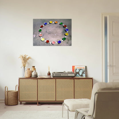 Wheel of Delights - 1967 - Lygia Pape Brushed Aluminum Print - 70x100 cm / 28x40 inches | Lygia Pape Aluminum Print | Lygia Pape Prints