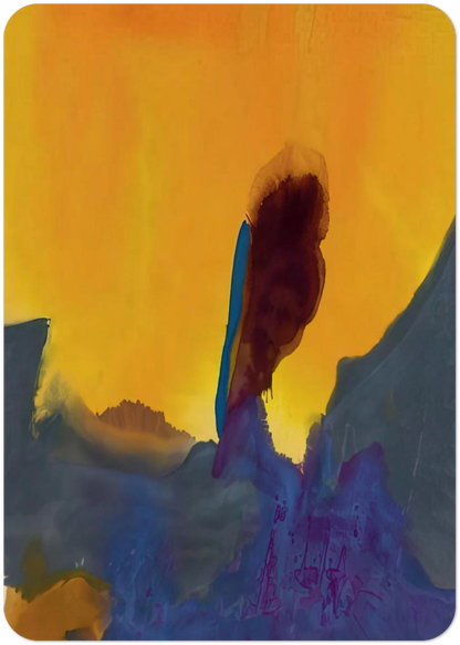 Glow II - 1968 By Helen Frankenthaler Pack of 10 Post Cards | Helen Frankenthaler Post Cards | A6 (10.5 x 14.8 cm) - 4.1 x 5.8 inches