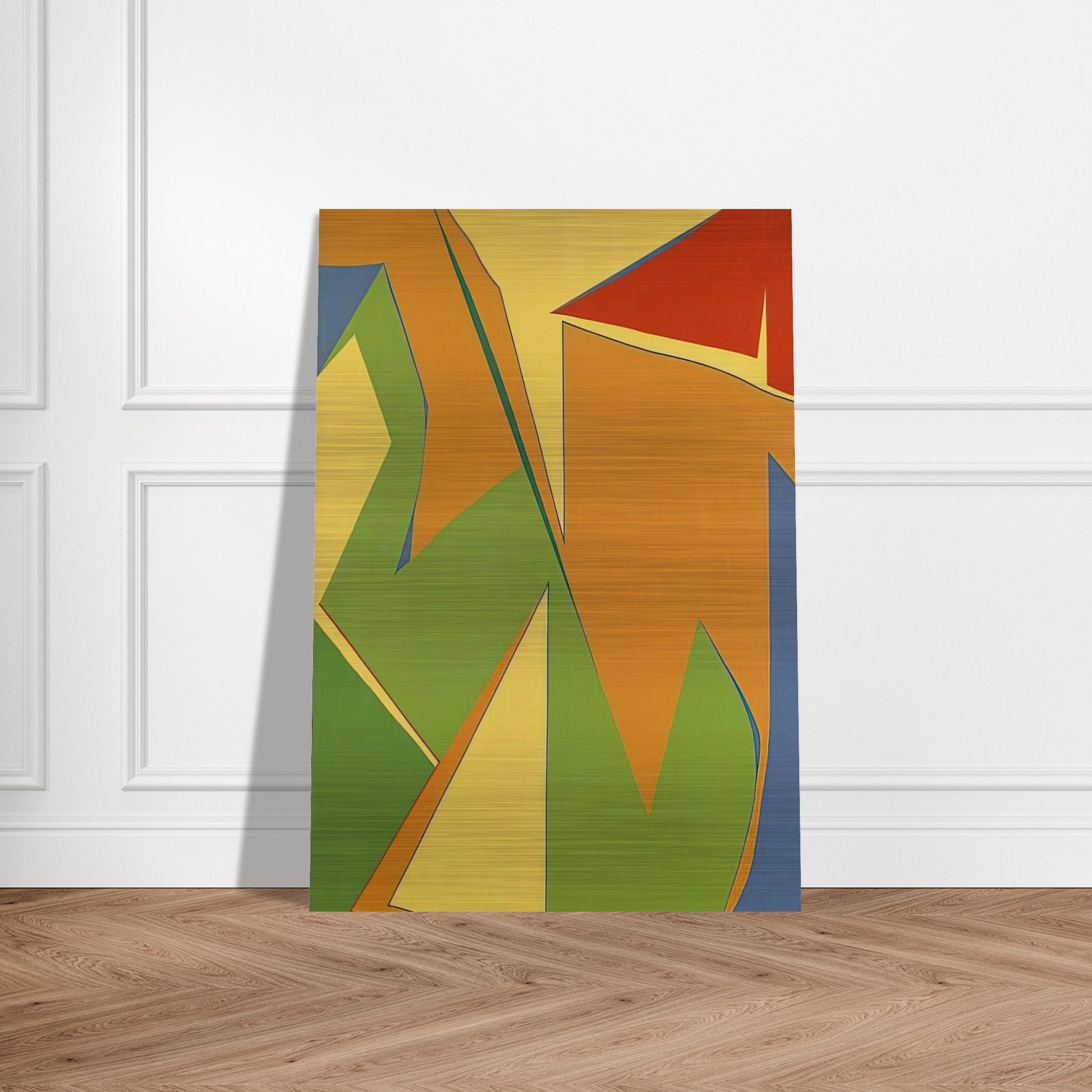 Jaune - Fernand Leduc Brushed Aluminum Print - 70x100 cm / 28x40 inches | Fernand Leduc Aluminum Print | Fernand Leduc Prints