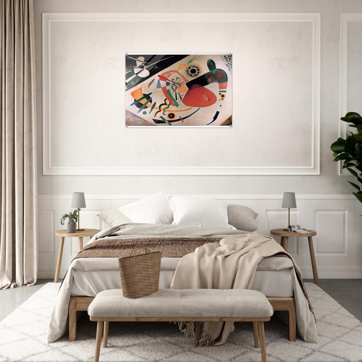 RED SPOT II 1921 - Wassily Kandinsky Acrylic Print - 70x100 cm / 28x40″ inches