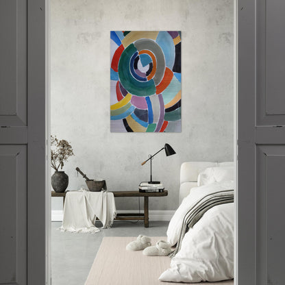 ORFIZME - Sonia Delaunay Brushed Aluminum Print - 70x100 cm / 28x40 inches | Sonia Delaunay Aluminum Print | Sonia Delaunay Prints