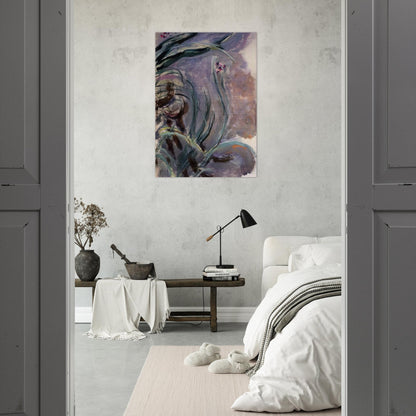 Irises - claude monet Brushed Aluminum Print - 70x100 cm / 28x40 inches | claude monet Aluminum Print | claude monet Prints