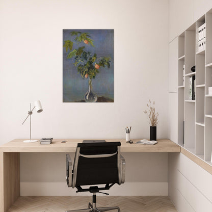Flowers in a Vase - claude monet Brushed Aluminum Print - 70x100 cm / 28x40 inches | claude monet Aluminum Print | claude monet Prints