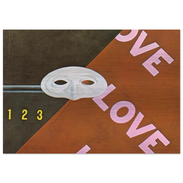 Love, Love, Love Gertrude Stein - 1928 - Charles Demuth Brushed Aluminum Print - 70x100 cm / 28x40 inches | Charles Demuth Aluminum Print | Charles Demuth Prints