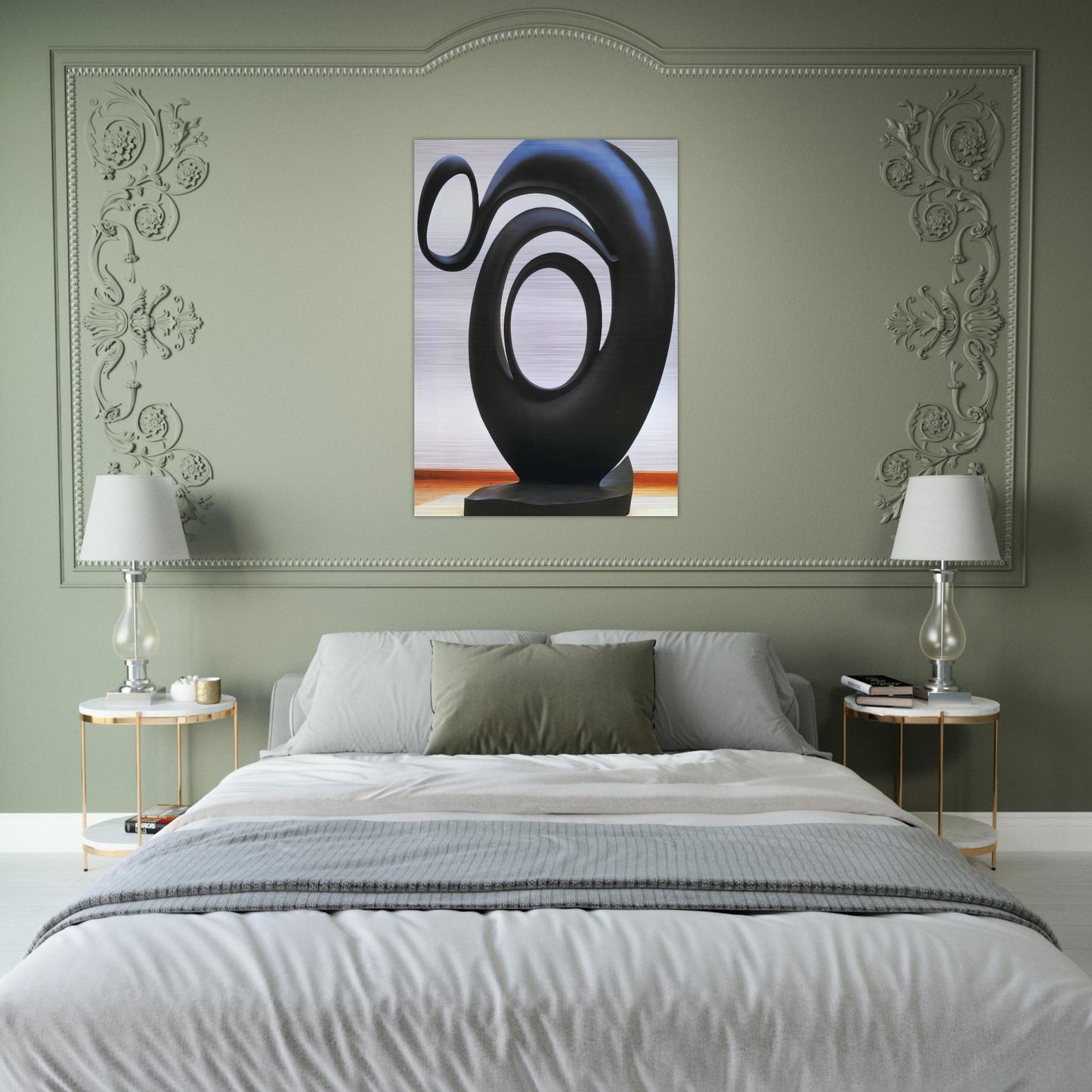 Abstraction - Georgia O'Keeffe Brushed Aluminum Print - 70x100 cm / 28x40 inches | Georgia O'Keeffe Aluminum Print | Georgia O'Keeffe Prints