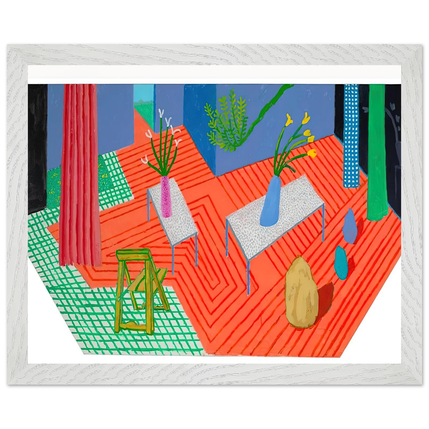 David Hockney - David Hockney Wall art - A2 (42 x 59.4  cm) - Fine Art Poster-canvas - -