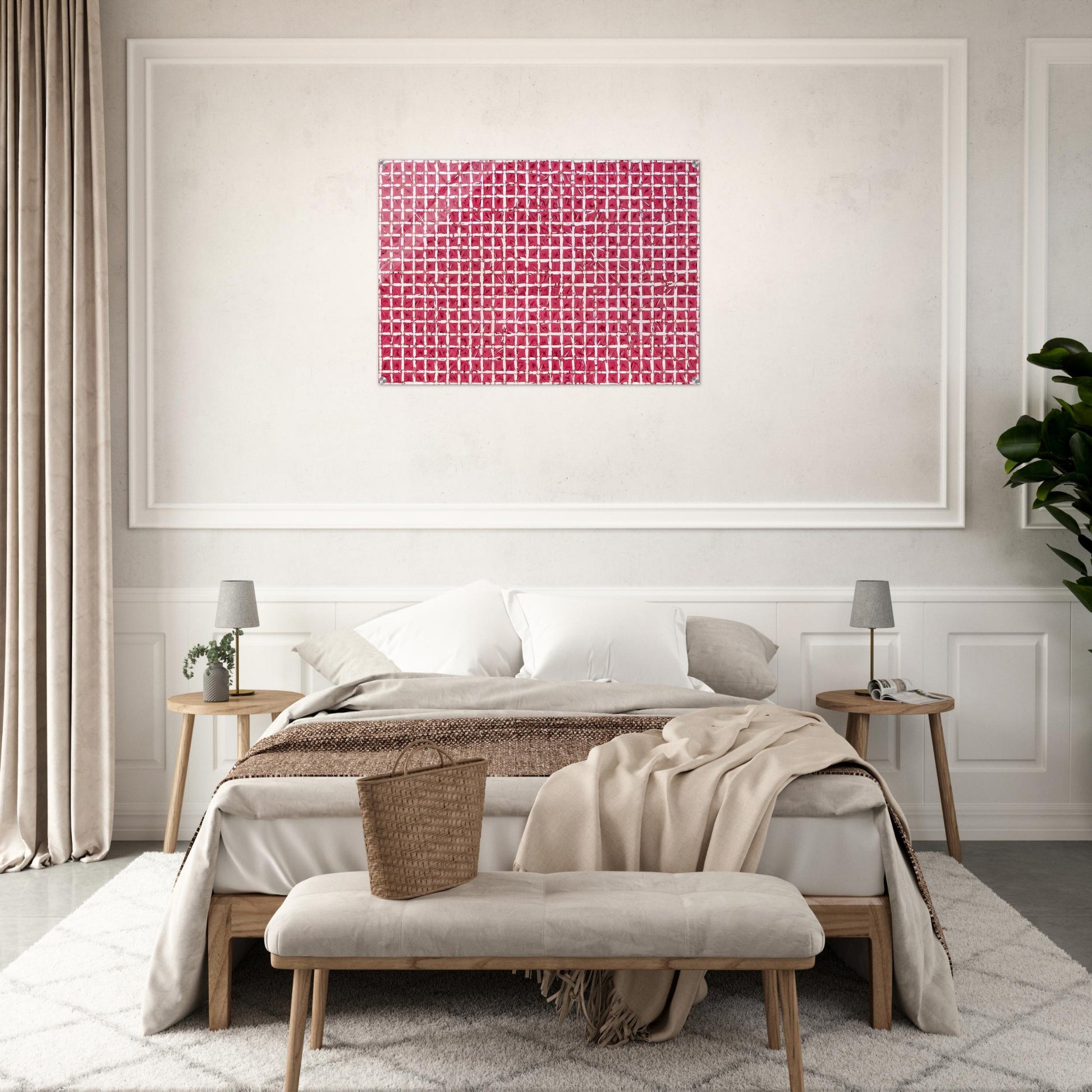 Tabula - 1976 - Simon Hantai Acrylic Print - 70x100 cm / 28x40″ inches | Simon Hantai Wall Art | Simon Hantai Prints