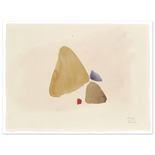 Julius Bissier - 23.10.49 - 1949  75x100 cm / 30x40inches Fine Art Poster