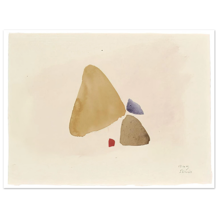 Julius Bissier - 23.10.49 - 1949  75x100 cm / 30x40inches Fine Art Poster