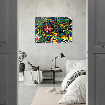 Untitled  SFP94-55  SFF 1729  - Sam Francis Acrylic Print - 70x100 cm / 28x40″ inches